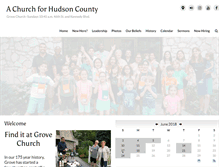 Tablet Screenshot of grovereformedchurch.org